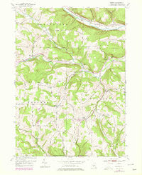 Borden New York Historical topographic map, 1:24000 scale, 7.5 X 7.5 Minute, Year 1953