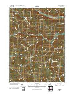 Borden New York Historical topographic map, 1:24000 scale, 7.5 X 7.5 Minute, Year 2012