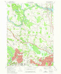 Brewerton New York Historical topographic map, 1:24000 scale, 7.5 X 7.5 Minute, Year 1973