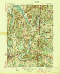 Brewster New York Historical topographic map, 1:31680 scale, 7.5 X 7.5 Minute, Year 1946
