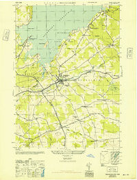 Broadalbin New York Historical topographic map, 1:24000 scale, 7.5 X 7.5 Minute, Year 1946