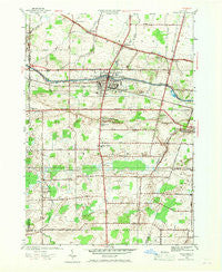 Brockport New York Historical topographic map, 1:24000 scale, 7.5 X 7.5 Minute, Year 1952