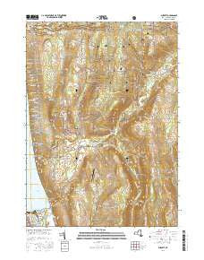 Burdett New York Current topographic map, 1:24000 scale, 7.5 X 7.5 Minute, Year 2016