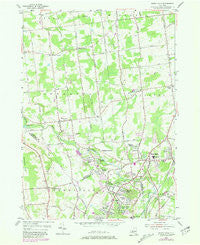 Burnt Hills New York Historical topographic map, 1:24000 scale, 7.5 X 7.5 Minute, Year 1954