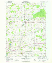 Byron New York Historical topographic map, 1:24000 scale, 7.5 X 7.5 Minute, Year 1950