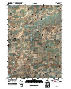 Byron New York Historical topographic map, 1:24000 scale, 7.5 X 7.5 Minute, Year 2010