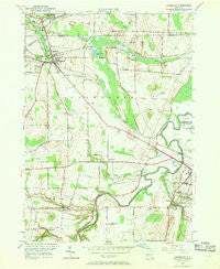 Caledonia New York Historical topographic map, 1:24000 scale, 7.5 X 7.5 Minute, Year 1950
