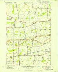 Cambria New York Historical topographic map, 1:24000 scale, 7.5 X 7.5 Minute, Year 1949