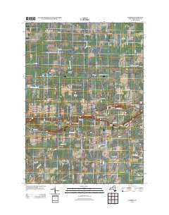 Cambria New York Historical topographic map, 1:24000 scale, 7.5 X 7.5 Minute, Year 2013