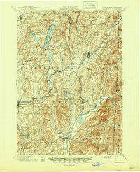 Cambridge New York Historical topographic map, 1:62500 scale, 15 X 15 Minute, Year 1901