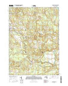 Camden East New York Current topographic map, 1:24000 scale, 7.5 X 7.5 Minute, Year 2016