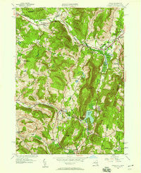 Canaan New York Historical topographic map, 1:24000 scale, 7.5 X 7.5 Minute, Year 1946