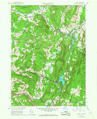 Canaan New York Historical topographic map, 1:24000 scale, 7.5 X 7.5 Minute, Year 1959