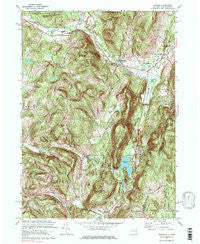 Canaan New York Historical topographic map, 1:24000 scale, 7.5 X 7.5 Minute, Year 1973