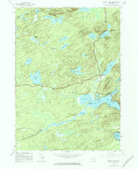 Canada Lake New York Historical topographic map, 1:24000 scale, 7.5 X 7.5 Minute, Year 1945