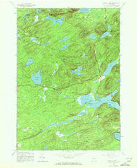 Canada Lake New York Historical topographic map, 1:24000 scale, 7.5 X 7.5 Minute, Year 1945