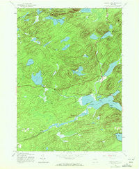 Canada Lake New York Historical topographic map, 1:24000 scale, 7.5 X 7.5 Minute, Year 1945