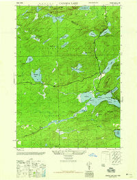 Canada Lake New York Historical topographic map, 1:24000 scale, 7.5 X 7.5 Minute, Year 1946