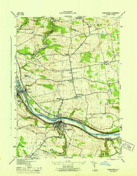 Canajoharie New York Historical topographic map, 1:31680 scale, 7.5 X 7.5 Minute, Year 1946