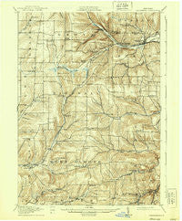 Canaseraga New York Historical topographic map, 1:62500 scale, 15 X 15 Minute, Year 1916
