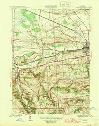 Canastota New York Historical topographic map, 1:31680 scale, 7.5 X 7.5 Minute, Year 1946