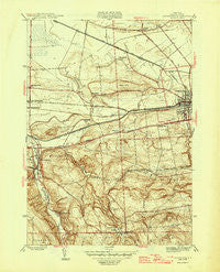 Canastota New York Historical topographic map, 1:31680 scale, 7.5 X 7.5 Minute, Year 1946