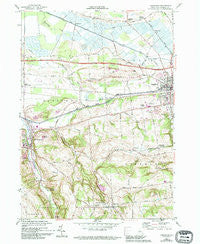 Canastota New York Historical topographic map, 1:24000 scale, 7.5 X 7.5 Minute, Year 1957