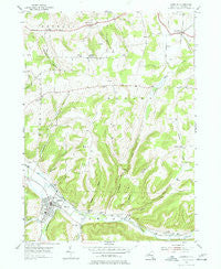 Canisteo New York Historical topographic map, 1:24000 scale, 7.5 X 7.5 Minute, Year 1954