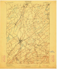Canton New York Historical topographic map, 1:62500 scale, 15 X 15 Minute, Year 1911