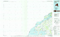 Cape Vincent New York Historical topographic map, 1:100000 scale, 30 X 60 Minute, Year 1985