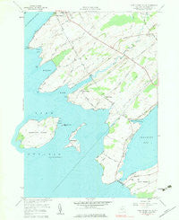 Cape Vincent South New York Historical topographic map, 1:24000 scale, 7.5 X 7.5 Minute, Year 1958