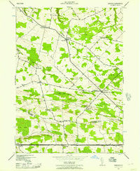 Carlisle New York Historical topographic map, 1:24000 scale, 7.5 X 7.5 Minute, Year 1943