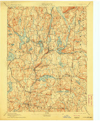 Carmel New York Historical topographic map, 1:62500 scale, 15 X 15 Minute, Year 1894