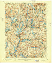 Carmel New York Historical topographic map, 1:62500 scale, 15 X 15 Minute, Year 1928