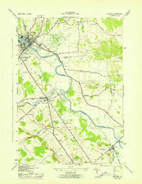 Carthage New York Historical topographic map, 1:31680 scale, 7.5 X 7.5 Minute, Year 1943