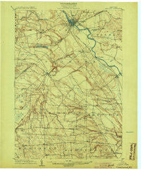 Carthage New York Historical topographic map, 1:62500 scale, 15 X 15 Minute, Year 1904