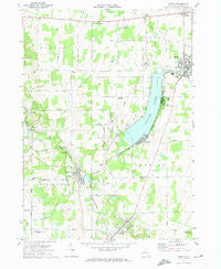 Castile New York Historical topographic map, 1:24000 scale, 7.5 X 7.5 Minute, Year 1972
