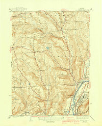 Castle Creek New York Historical topographic map, 1:31680 scale, 7.5 X 7.5 Minute, Year 1942