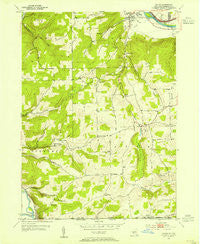 Caton New York Historical topographic map, 1:24000 scale, 7.5 X 7.5 Minute, Year 1953