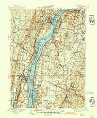 Catskill New York Historical topographic map, 1:62500 scale, 15 X 15 Minute, Year 1941