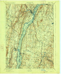 Catskill New York Historical topographic map, 1:62500 scale, 15 X 15 Minute, Year 1895