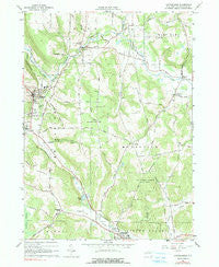 Cattaraugus New York Historical topographic map, 1:24000 scale, 7.5 X 7.5 Minute, Year 1963