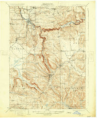 Cattaraugus New York Historical topographic map, 1:62500 scale, 15 X 15 Minute, Year 1923