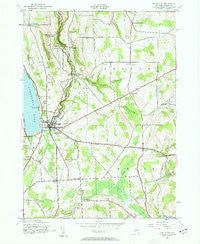 Cazenovia New York Historical topographic map, 1:24000 scale, 7.5 X 7.5 Minute, Year 1943