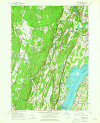 Cementon New York Historical topographic map, 1:24000 scale, 7.5 X 7.5 Minute, Year 1963