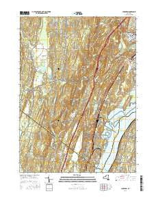 Cementon New York Current topographic map, 1:24000 scale, 7.5 X 7.5 Minute, Year 2016
