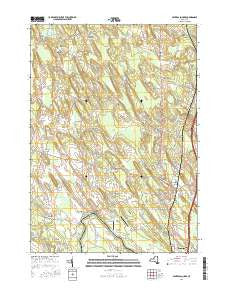 Central Square New York Current topographic map, 1:24000 scale, 7.5 X 7.5 Minute, Year 2016