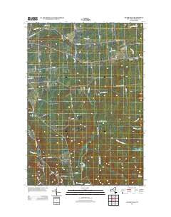 Chasm Falls New York Historical topographic map, 1:24000 scale, 7.5 X 7.5 Minute, Year 2013
