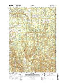 Chasm Falls New York Current topographic map, 1:24000 scale, 7.5 X 7.5 Minute, Year 2016