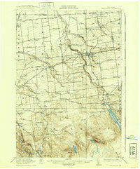 Chateaugay New York Historical topographic map, 1:62500 scale, 15 X 15 Minute, Year 1915